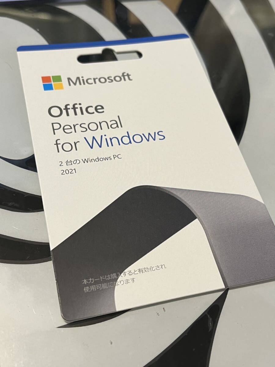 2台利用可 Microsoft Office Personal 2021 for Windows カード版 永続版_画像1
