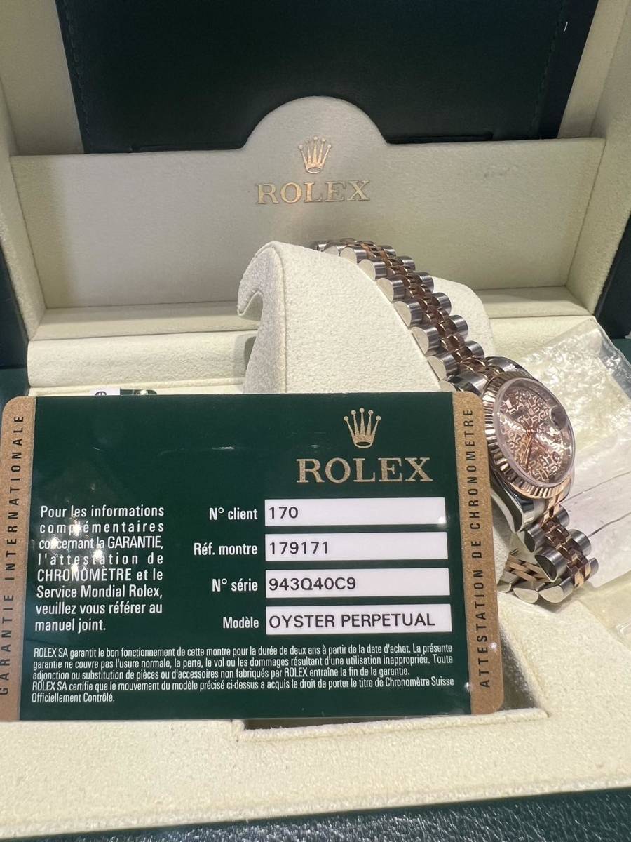 ロレックス ROLEX デイトジャスト コンピューター 10Pダイヤ 179171 腕時計 ダイヤモンド 自動巻き レディース _画像7