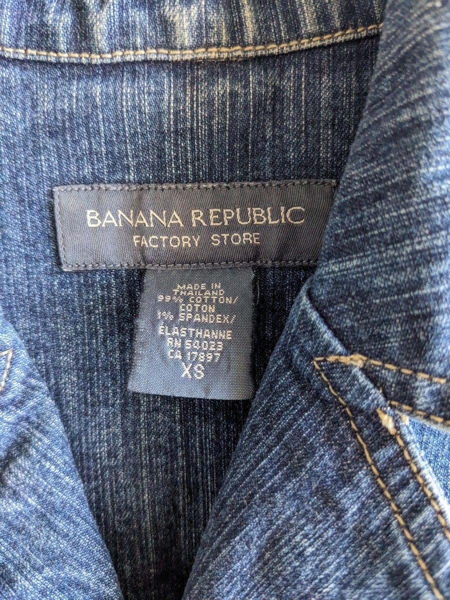 希少 Banana Republic バナナリパブリック デニム ジャケット Gジャン XS 美品 並行輸入品