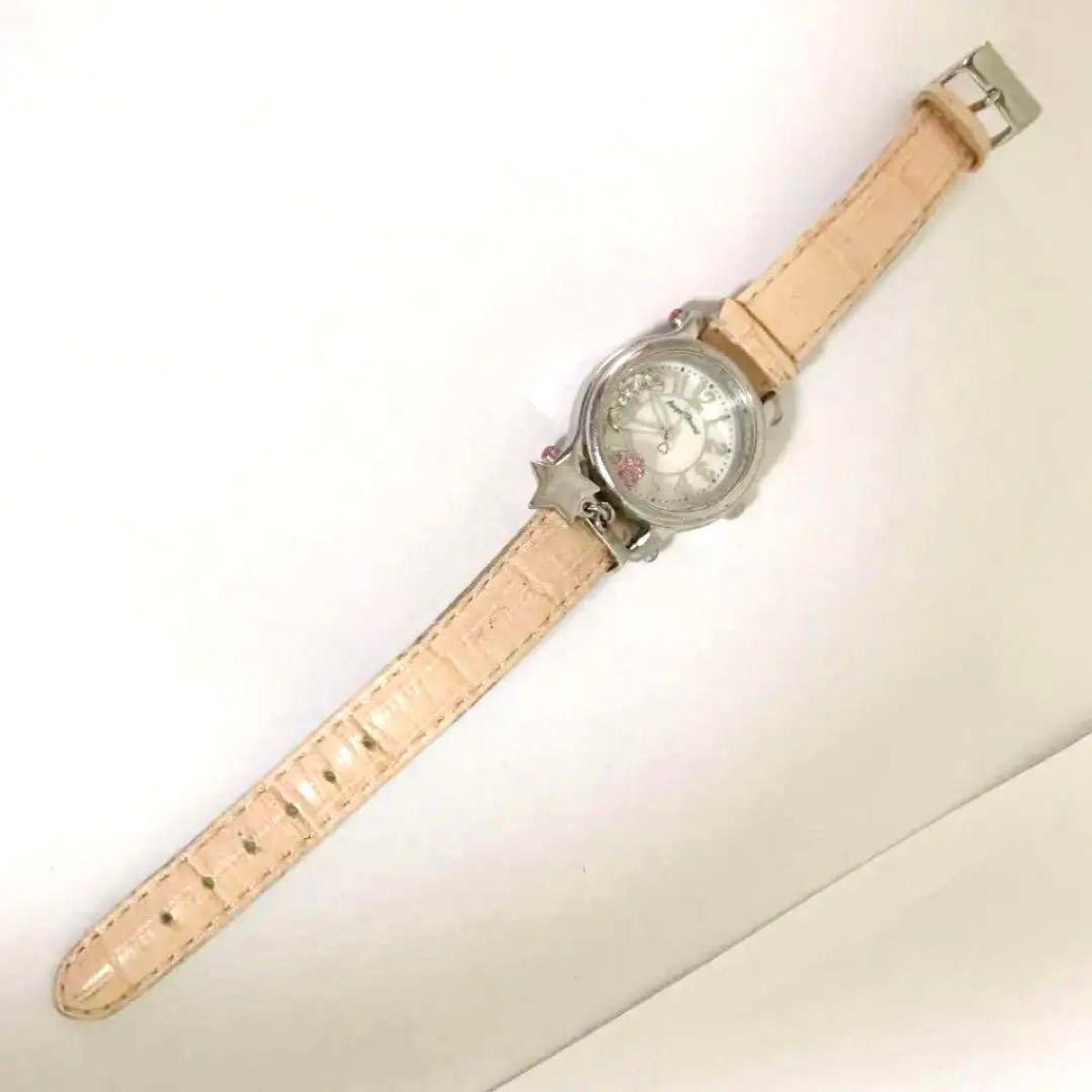 エンジェルハート 腕時計 WL29 ジャンク品 レディース レザーバンド ピンク