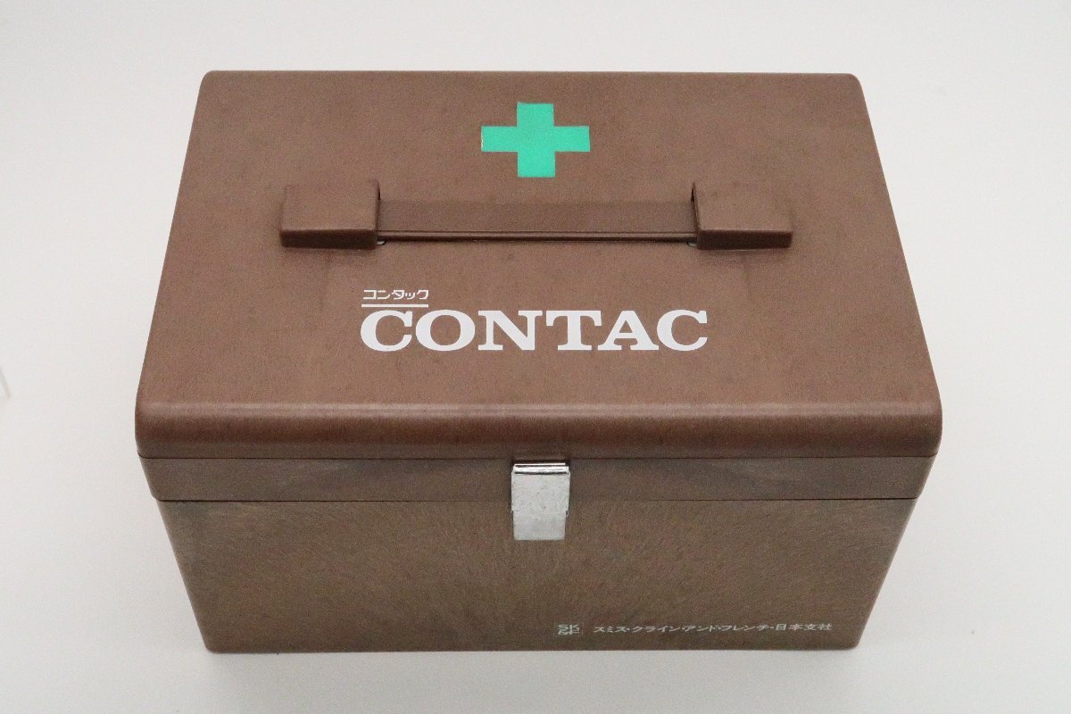 コンタック 薬箱 スミス・クライン・アンド・フレンチ・日本支社 希少 レア レトロの画像1