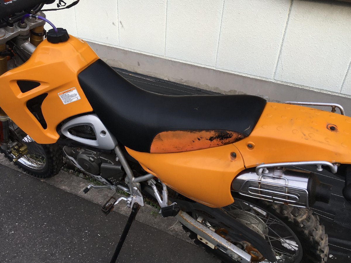 埼玉県発 ヒョースン RX125D 動画有 検索）オフロード KLX KDX YZ の画像10