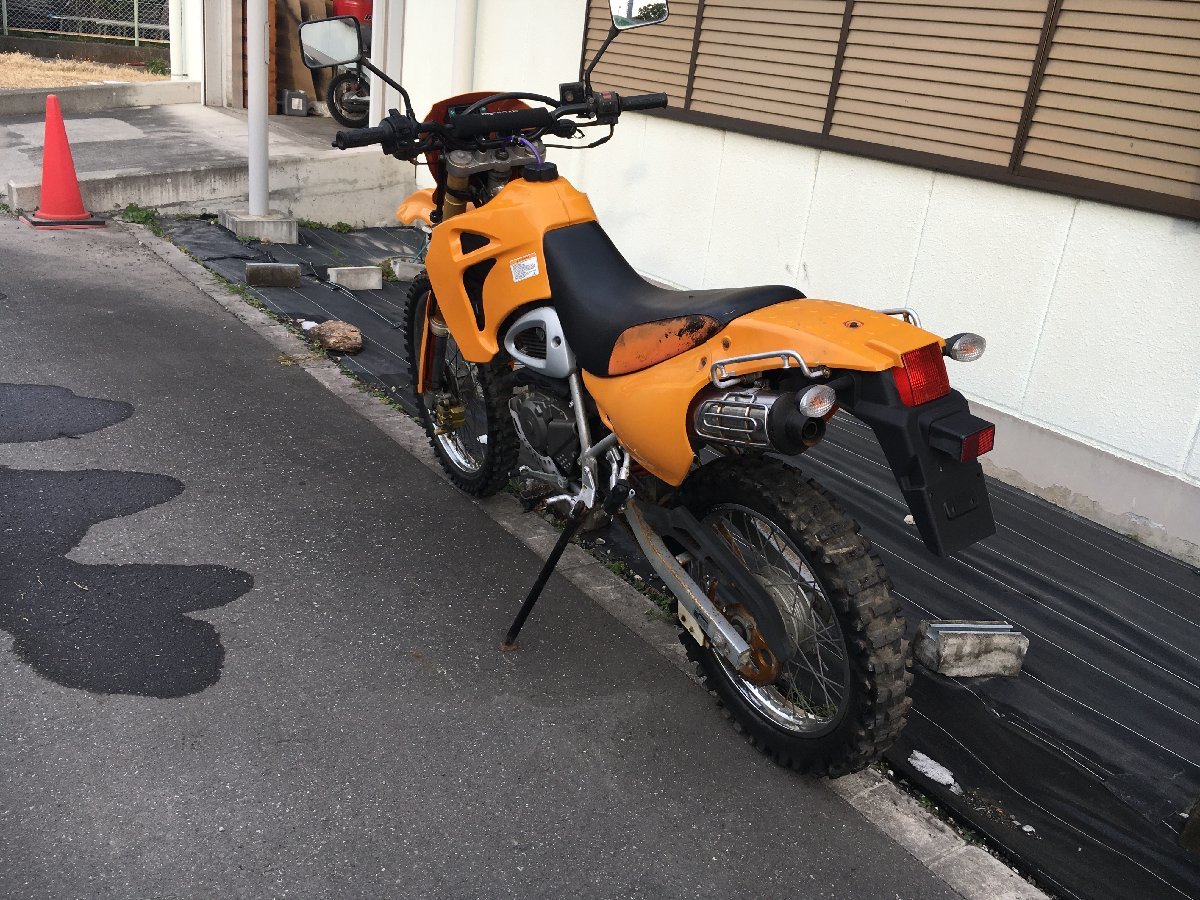 埼玉県発 ヒョースン RX125D　動画有　検索）オフロード　KLX　KDX　YZ　_画像9