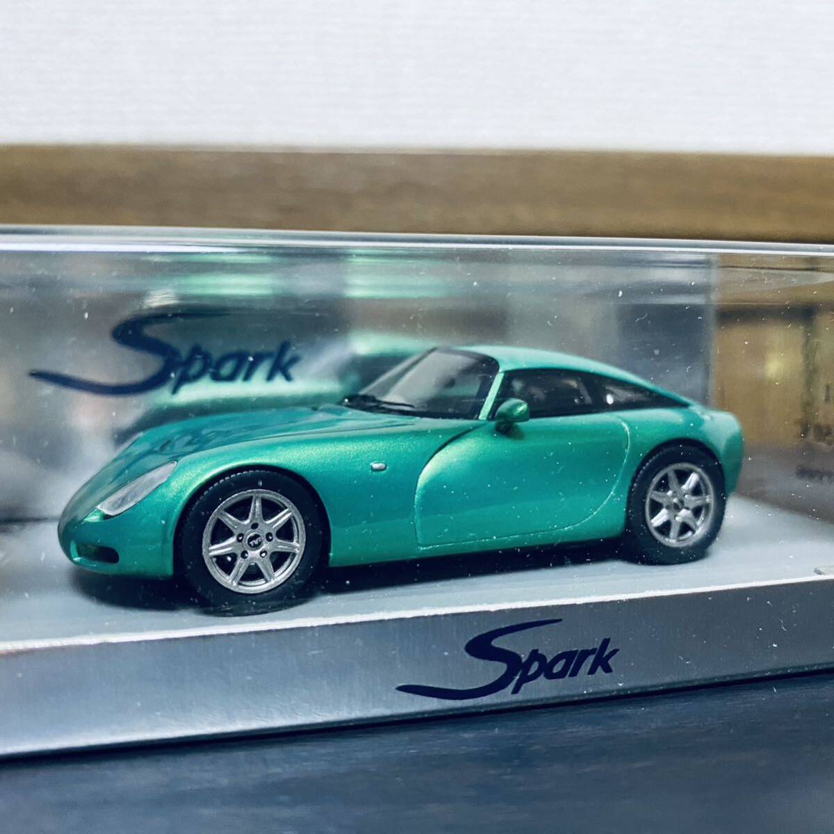 1/43 スパーク TVR T350C パールグリーン　S2011_画像1