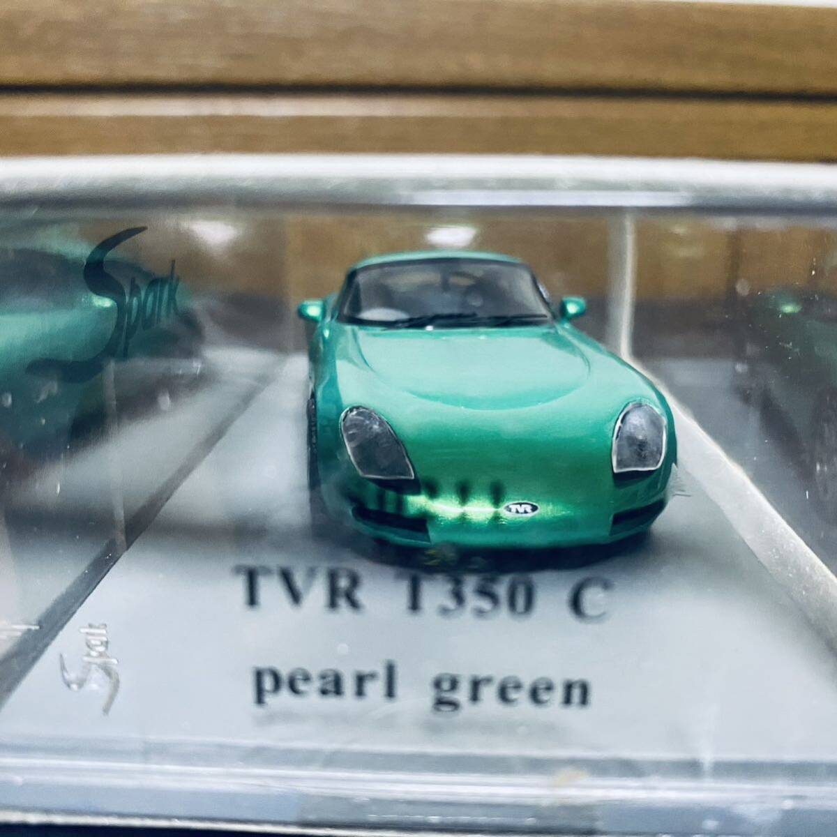 1/43 スパーク TVR T350C パールグリーン　S2011_画像4