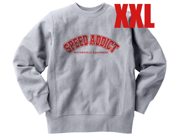 Champion Reverse Weave TYPE SPEED ADDICT COLLEGE LOGO SWEAT GRAY XXL/チャンピオンリバースウィーブスウェット単色タグトリコタグ古着_画像1