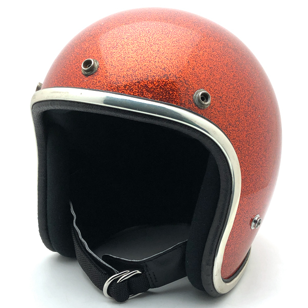 送料無料 ARTHUR FULMER AF40 ORANGE METALFLAKE 58cm/アーサーフルマービンテージヘルメットオレンジハーレーナックルショベルヘッド70s_画像1