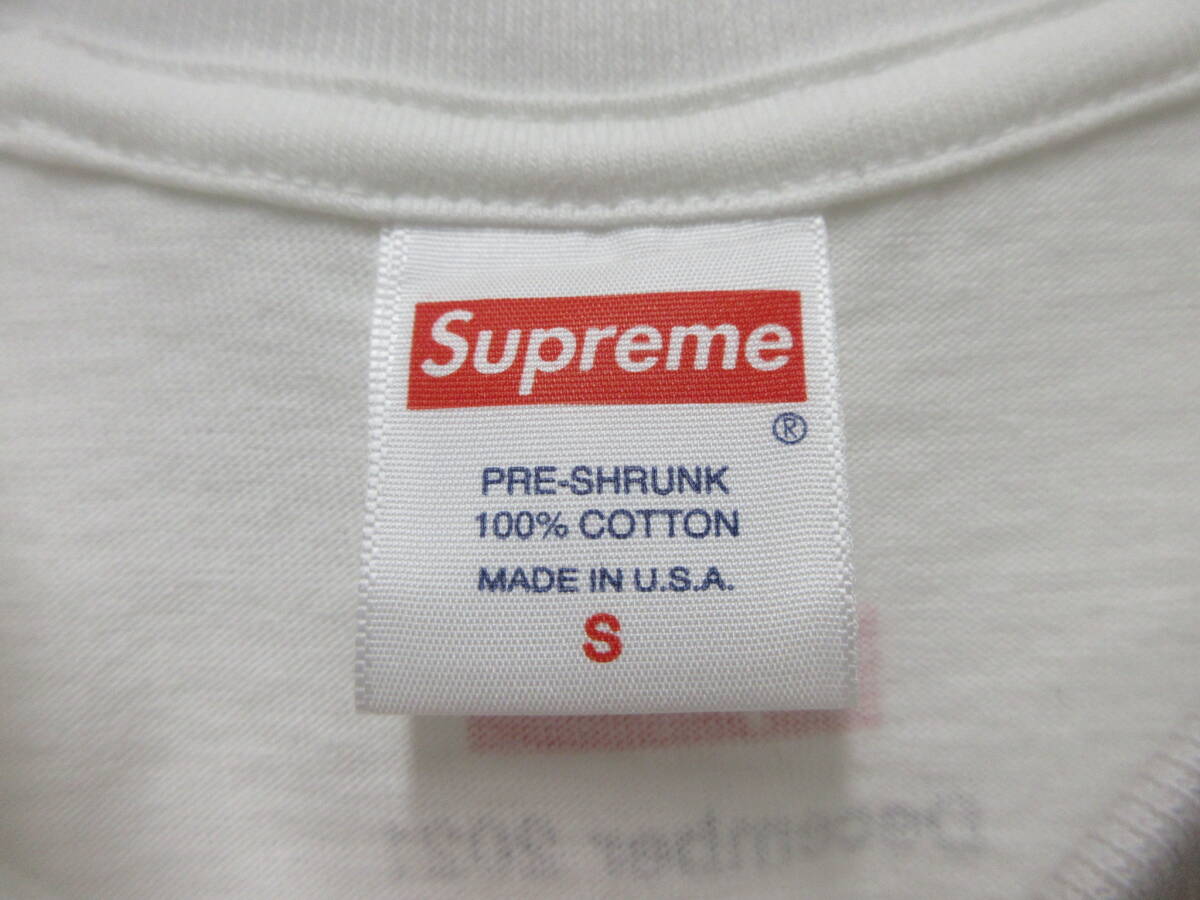 1000円スタート 未使用 シュプリーム Supreme Spend It Tee 半袖 Tシャツ　白S_画像3