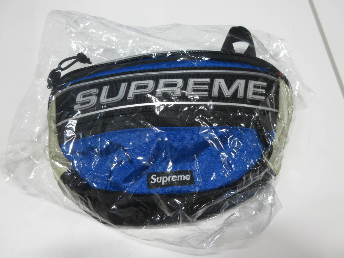 1000円スタート 未使用 シュプリーム Supreme Waist Bag Blue ウエストバッグ_画像3