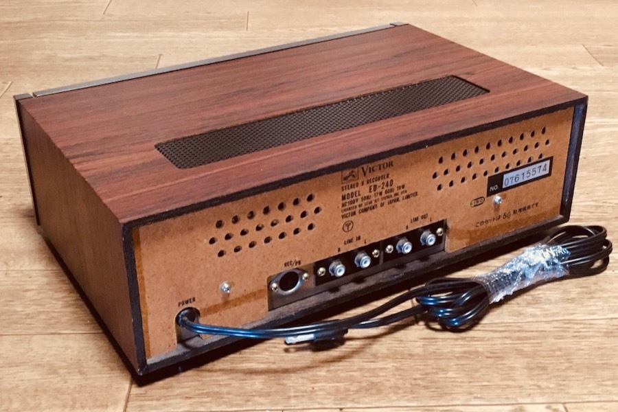 ◆8トラック・デッキ(8トラ)◆VICTOR STEREO 8 RECORDER ED-240 (録音再生良好/フル装備完動美品)◆_画像7