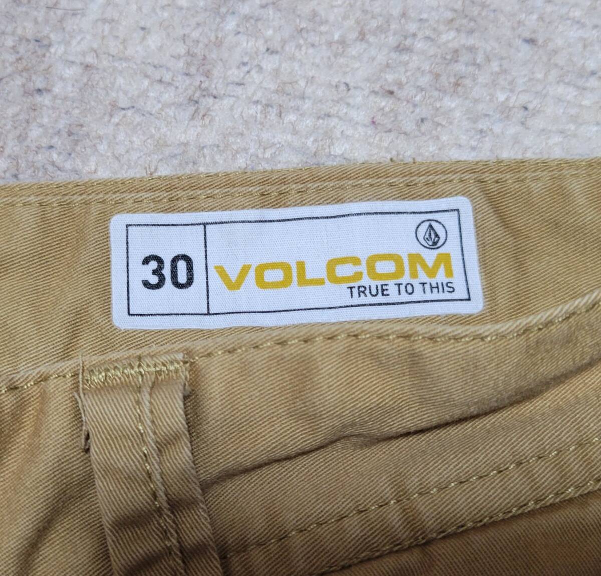 美中古☆送料無料☆volcomボルコム☆ハーフパンツ☆チノショートパンツ_画像3