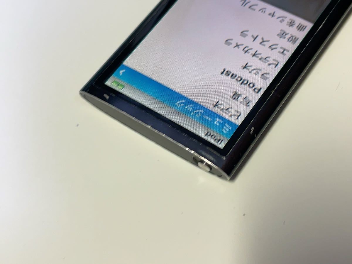 Apple iPod nano A1320 8GB 第5世代 5th ブラック バッテリー劣化ジャンク_画像3