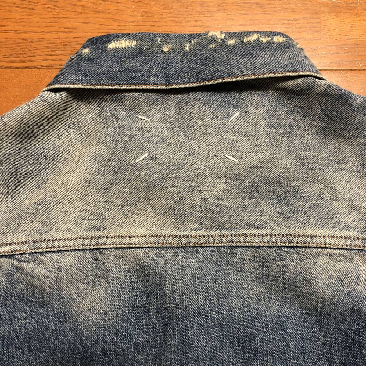 MAISON MARGIELA DECORTIQUE DENIM JACKET メゾンマルジェラ デニムジャケット ジージャン 新品未使用タグ付き 国内正規 セカンドモデル_画像8