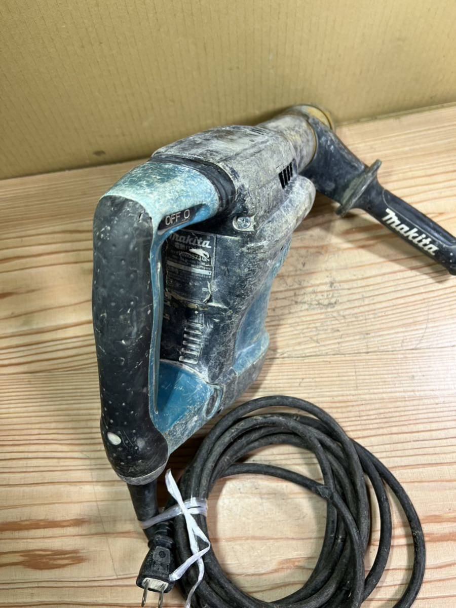 P1126-2 makita マキタ 電動ハンマ HM0871C 通電可 現状品_画像4