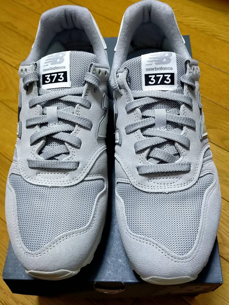 【新品同様】 ニューバランス (New Balance)　ML373 BU2 ライトグレー / 28.0cm / 箱付き _画像3