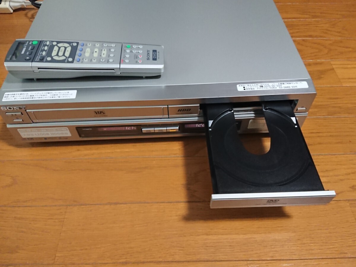 中古】SONY 打ちこみ “スゴ録” RDR-VH80 HDD搭載VHSビデオ一体型 中古】SONY 打ちこみ “スゴ録” RDR-VH80 HDD搭載VHSビデオ一体型
