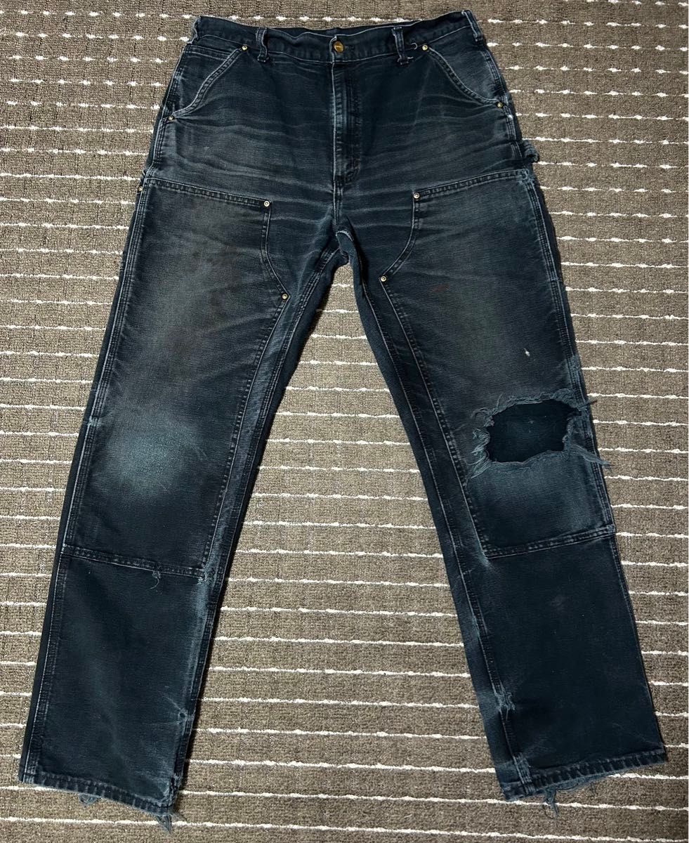 極上フェード carhartt ダブルニーペインターパンツ ボロ 雰囲気 極上フェード carhartt ダブルニーペインターパンツ ボロ 雰囲気