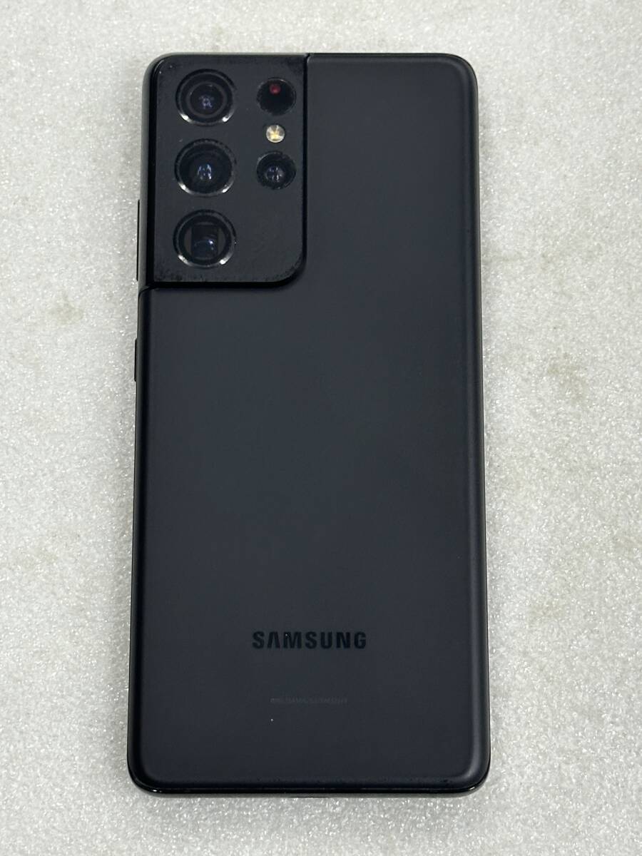 ★ 海外SIMフリー Samsung Galaxy S21 Ultra 5G 128GB ファントムブラック SM-G998B/DS デュアルSIM 本体のみ ※ 良品 ★の画像2