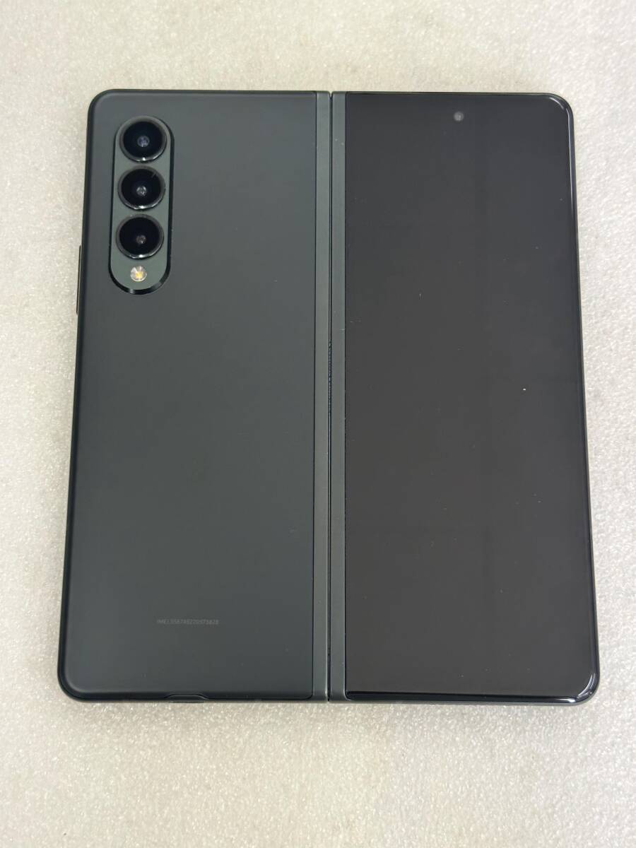 ★ ジャンク品 Samsung Galaxy Z Fold3 5G ブラック 256GB (12GB RAM) SM-F926U 本体 部品取り外し用 ★の画像4