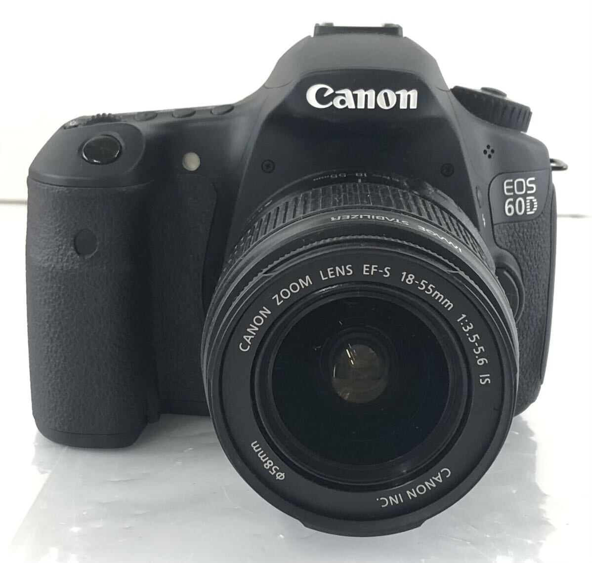 【HM1147】Canon キャノン EOS 60D デジタルカメラ CANON ZOOM LENS EF-S 18-55㎜ 1:3.5-5.6 IS CANON INC. φ58㎜ レンズ 付属品 箱付き_画像3