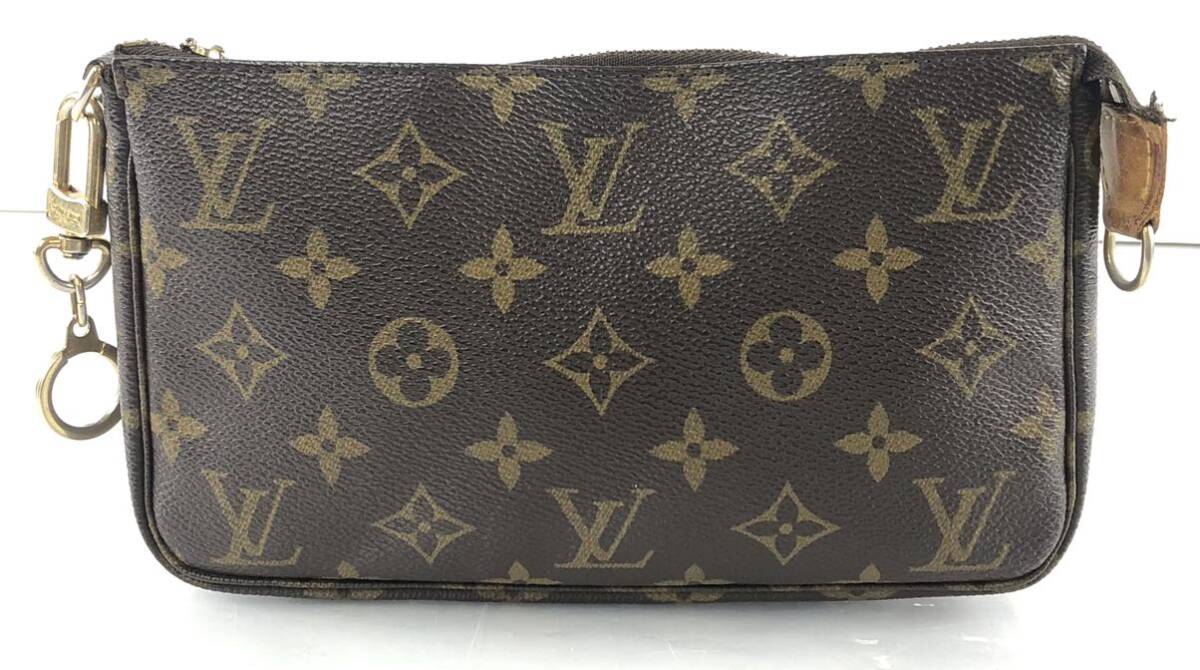 [SR265]LOUISVUITTON Louis Vuitton monogram pochette accessory sowa-ru accessory pouch multi case brown group VI1919 bag 