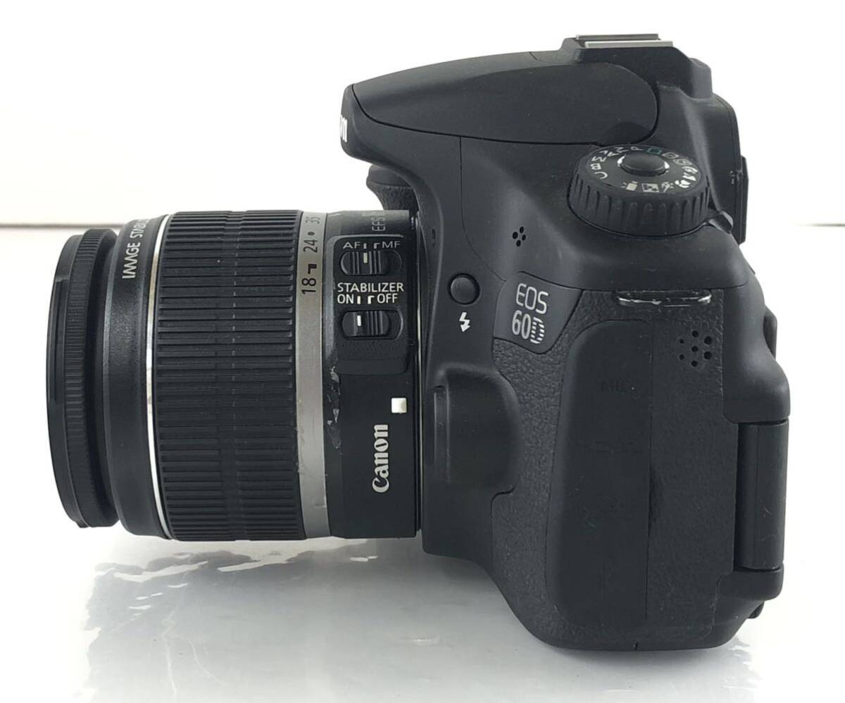 【HM1147】Canon キャノン EOS 60D デジタルカメラ CANON ZOOM LENS EF-S 18-55㎜ 1:3.5-5.6 IS CANON INC. φ58㎜ レンズ 付属品 箱付き_画像5