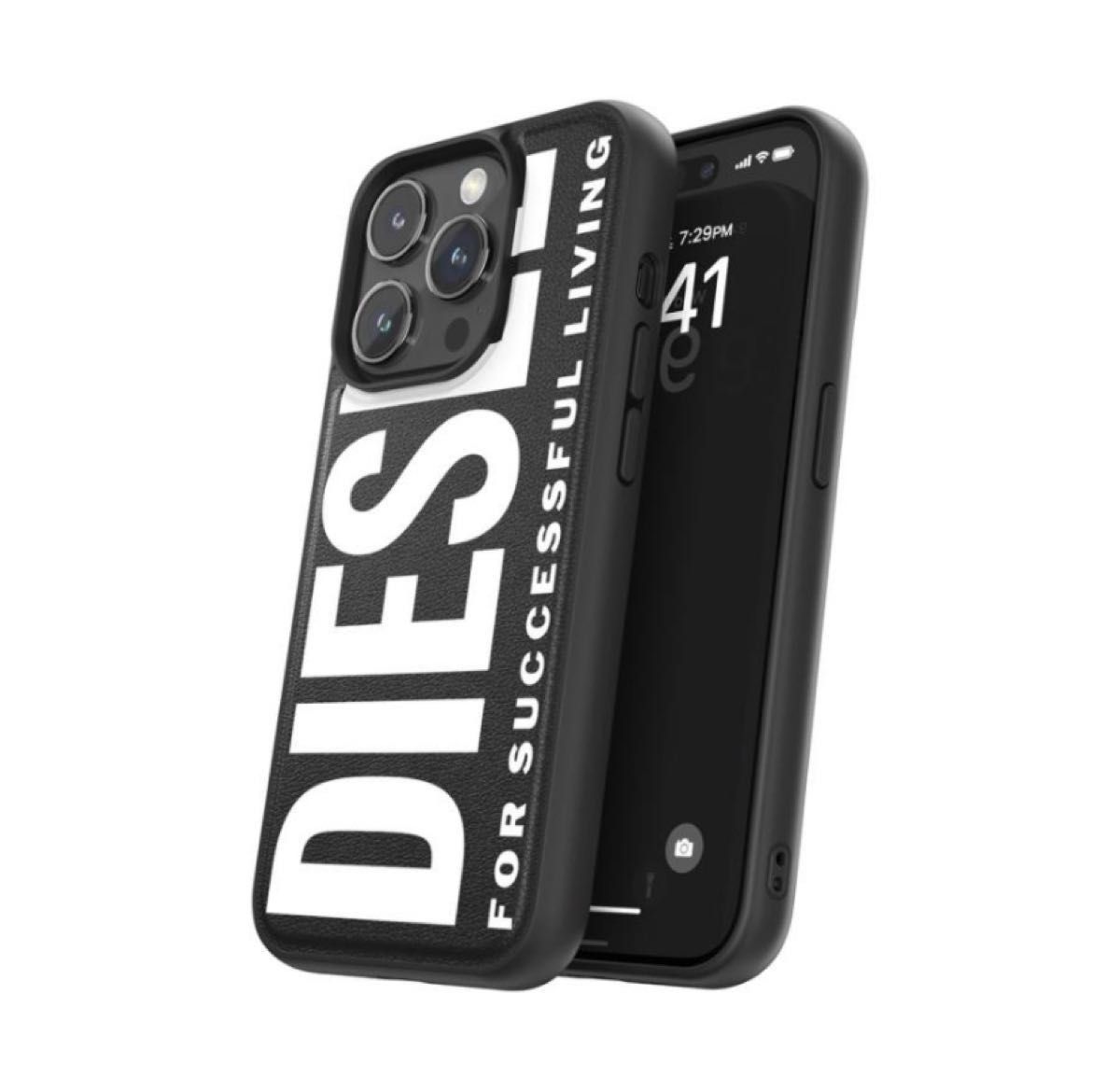 新品　DIESEL ディーゼル iPhone 15 Pro Diesel Moulded Case Core FW23 Black