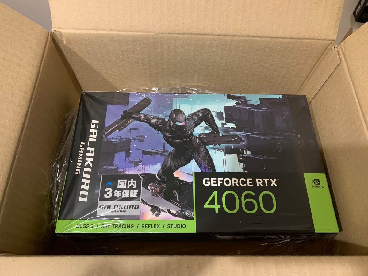 新品　玄人志向 GALAKURO GAMING NVIDIA GeForce RTX 4060