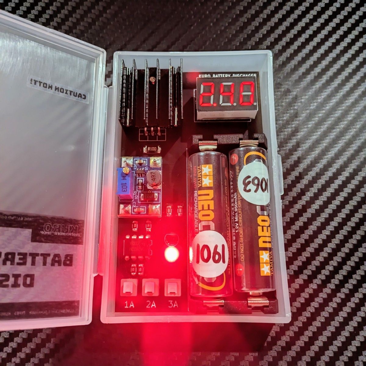 KURO 自作高性能放電器・電圧チェッカー TYPE3 ミニ四駆