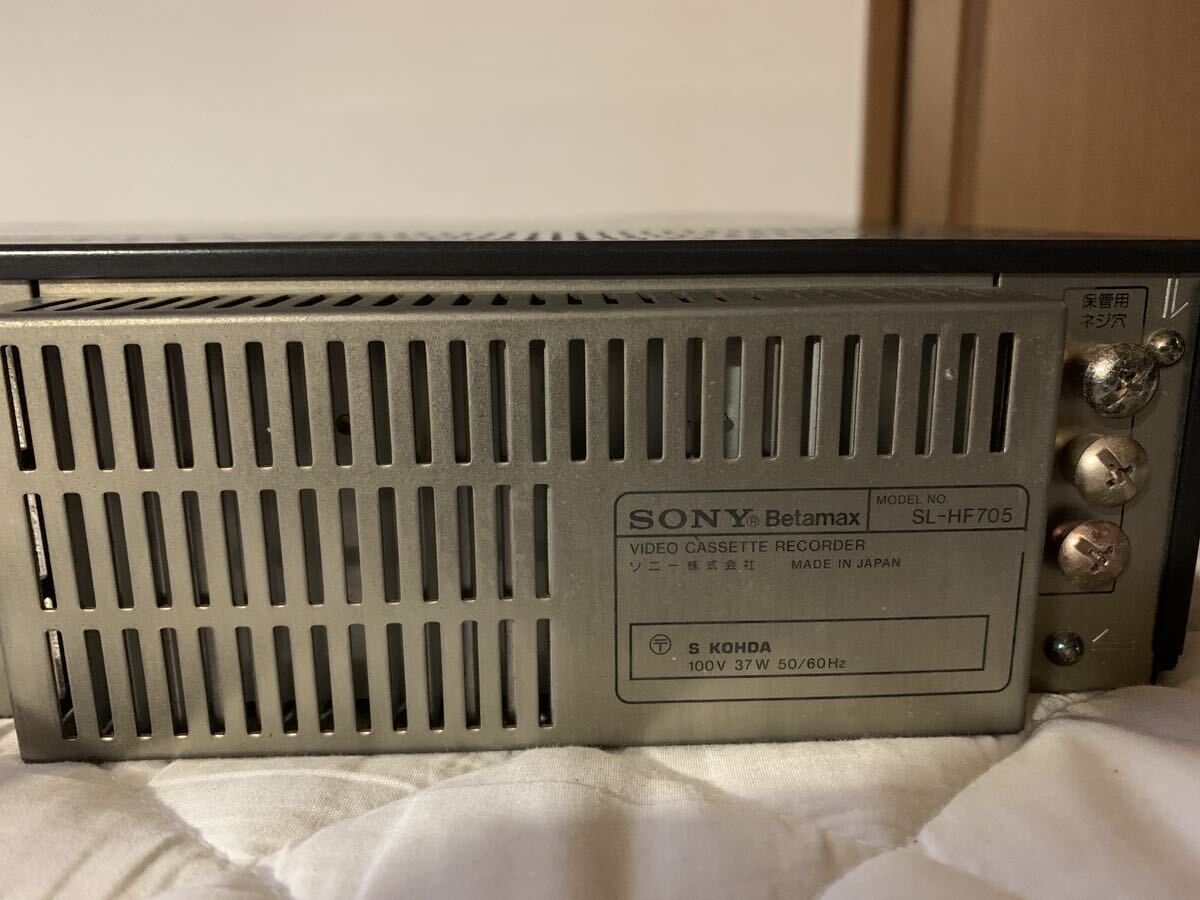 SONY SL-HF705 ベータ ビデオ デッキ ジャンク_画像4