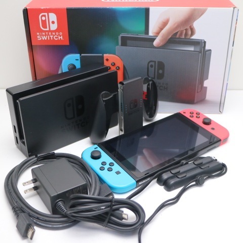 超美品 Nintendo Switch ネオンブルーネオンレッド 即日発送 あすつく 土日祝発送OK