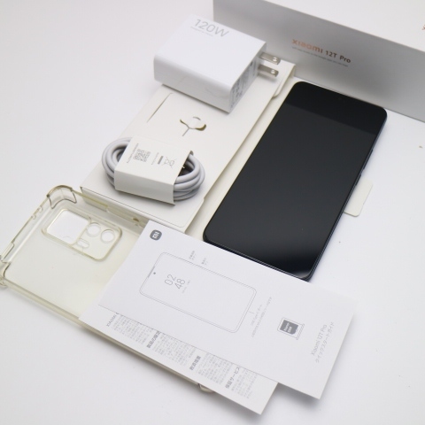 新品同様 SIMフリー Xiaomi 12T Pro ブラック スマホ 中古あすつく 土日祝発送 即日発送_画像1