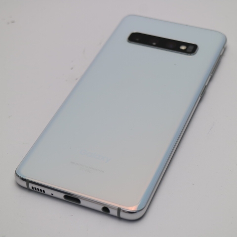 新品同様 SC-03L Galaxy S10 プリズムホワイト スマホ 本体 白ロム 中古 あすつく 土日祝発送OK_画像2