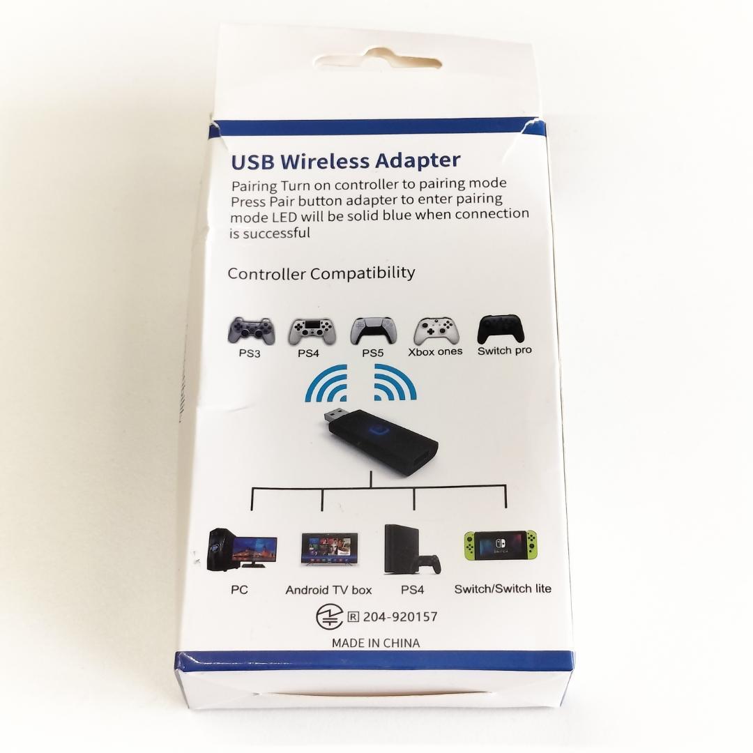 【送料無料】USBワイヤレスアダプター★ゲームコントローラ用 PS NS PC