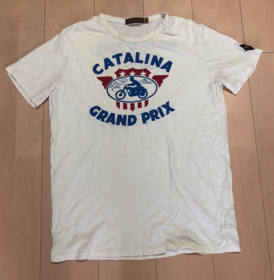 JOHNSON MOTORS/CATALINA Tシャツ/ジョンソンモータース/オフホワイト_画像1