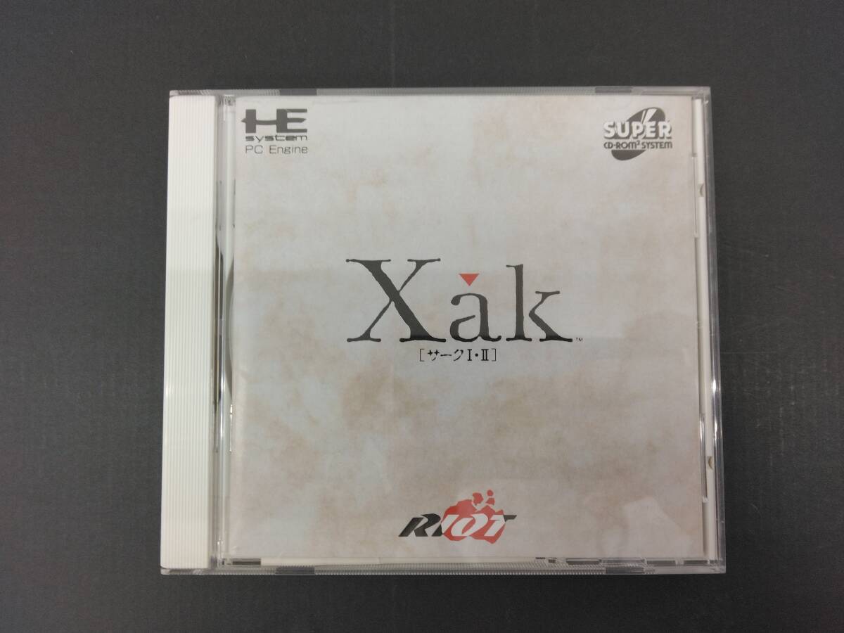 PCエンジン ソフト サーク Ⅰ・Ⅱ Xak SUPER CD ROM 2 動作確認済み ユーズドの画像1