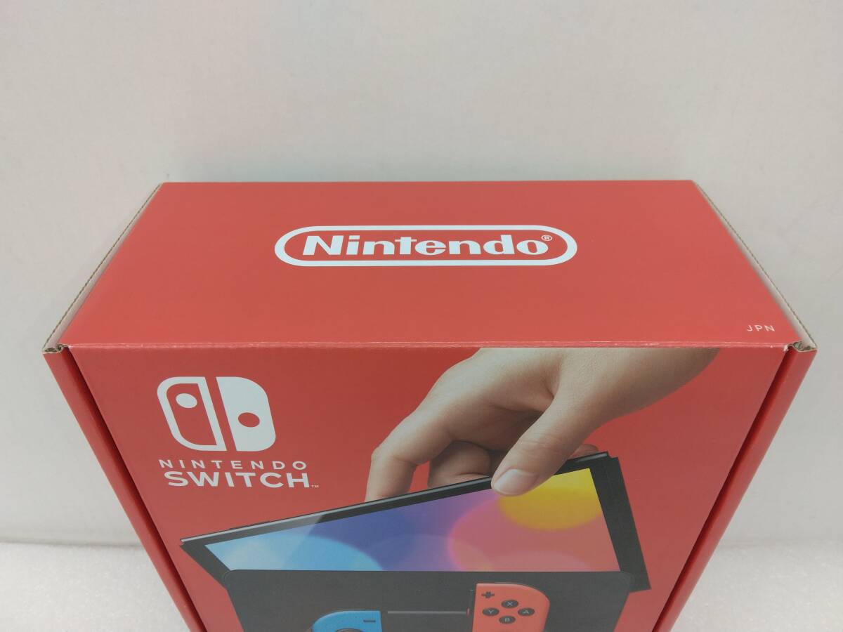 Nintendo Switch ニンテンドースイッチ 本体 有機ELモデル Joy-Con(L)ネオンブルー(R)ネオンレッド HEG-S-KABAA 未使用品 9_画像2