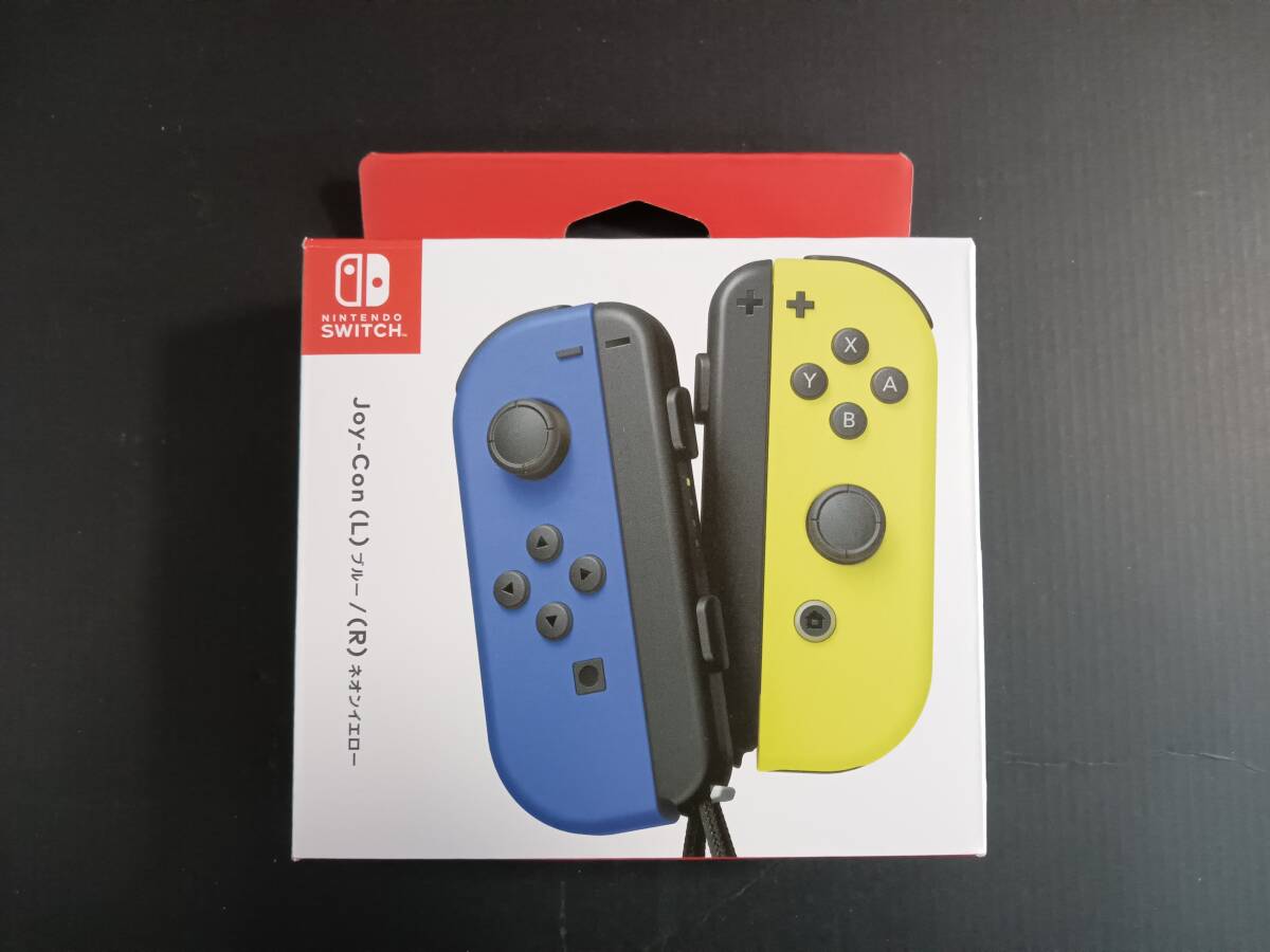 Nintendo Switch Joy-Con(L) ブルー/(R) ネオンイエロー HAC-A-JAPAA ニンテンドースイッチ 未使用品_画像1