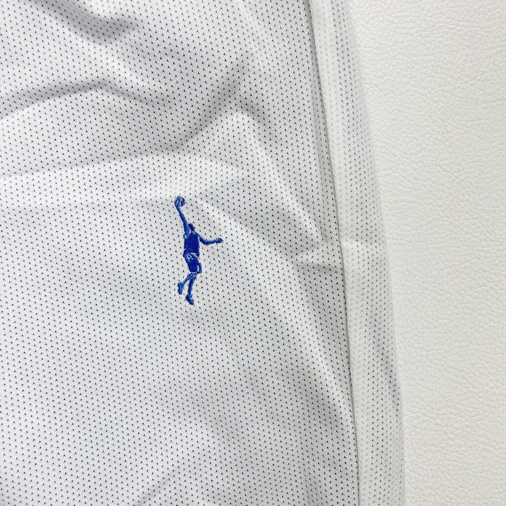 64 unused IN THE PAINT in The paint reversible basketball pants Lba Span Logo embroidery sport warm-up white blue 40320L