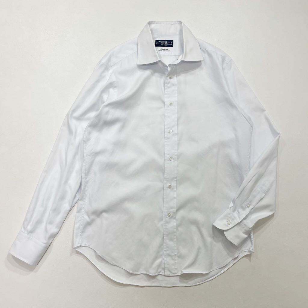 48 Maker's Shirt 鎌倉 メーカーズシャツ カマクラ 長袖 ワイシャツ 日本製 ビジネス オフィス コットン 無地 メンズ 40328U_画像1