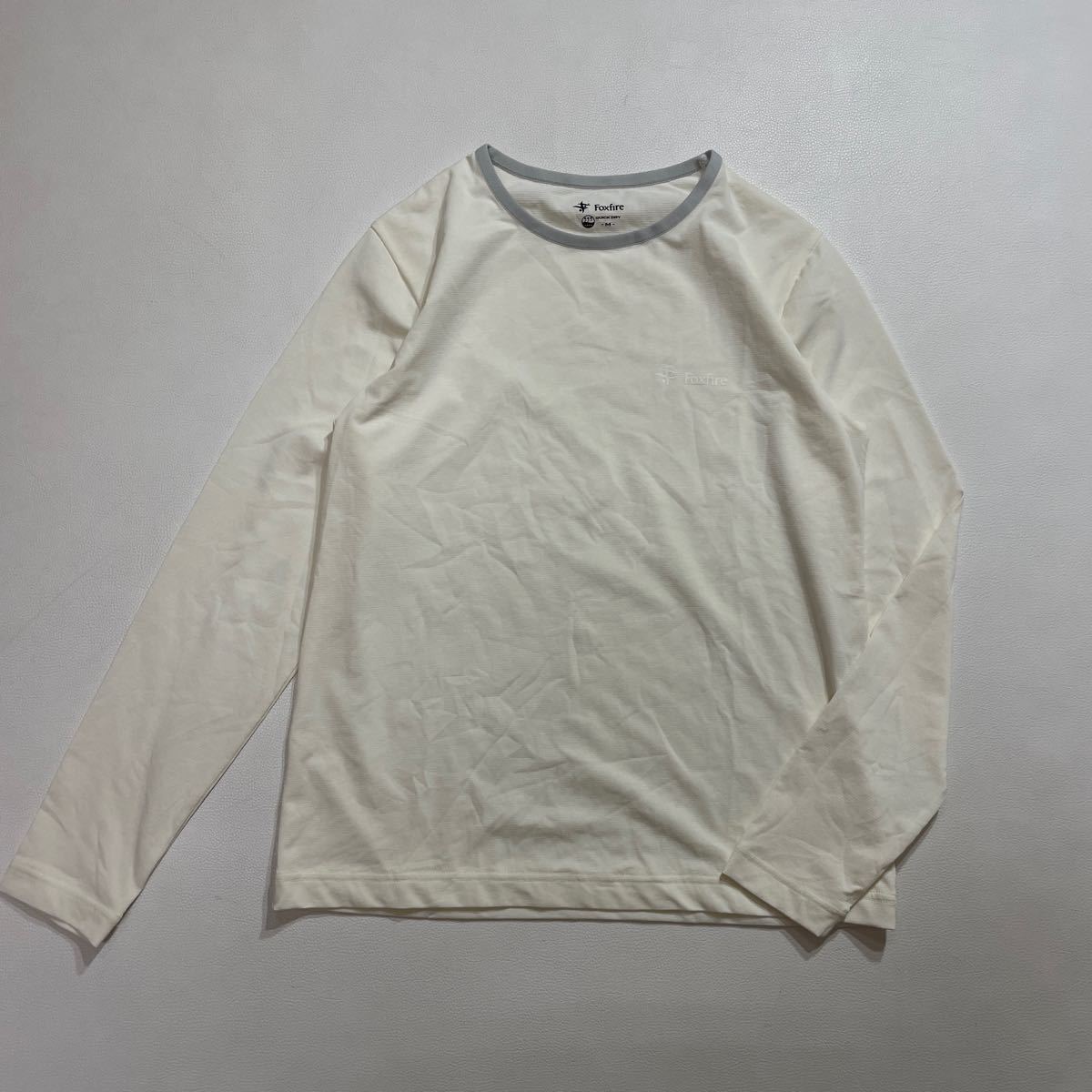 66 美品 Foxfire フォックスファイヤー Cシールド ユーティリT C-SHIELD Utili-T ロンT サイズM 長袖 Tシャツ UVカット 天竺 40301N_画像1