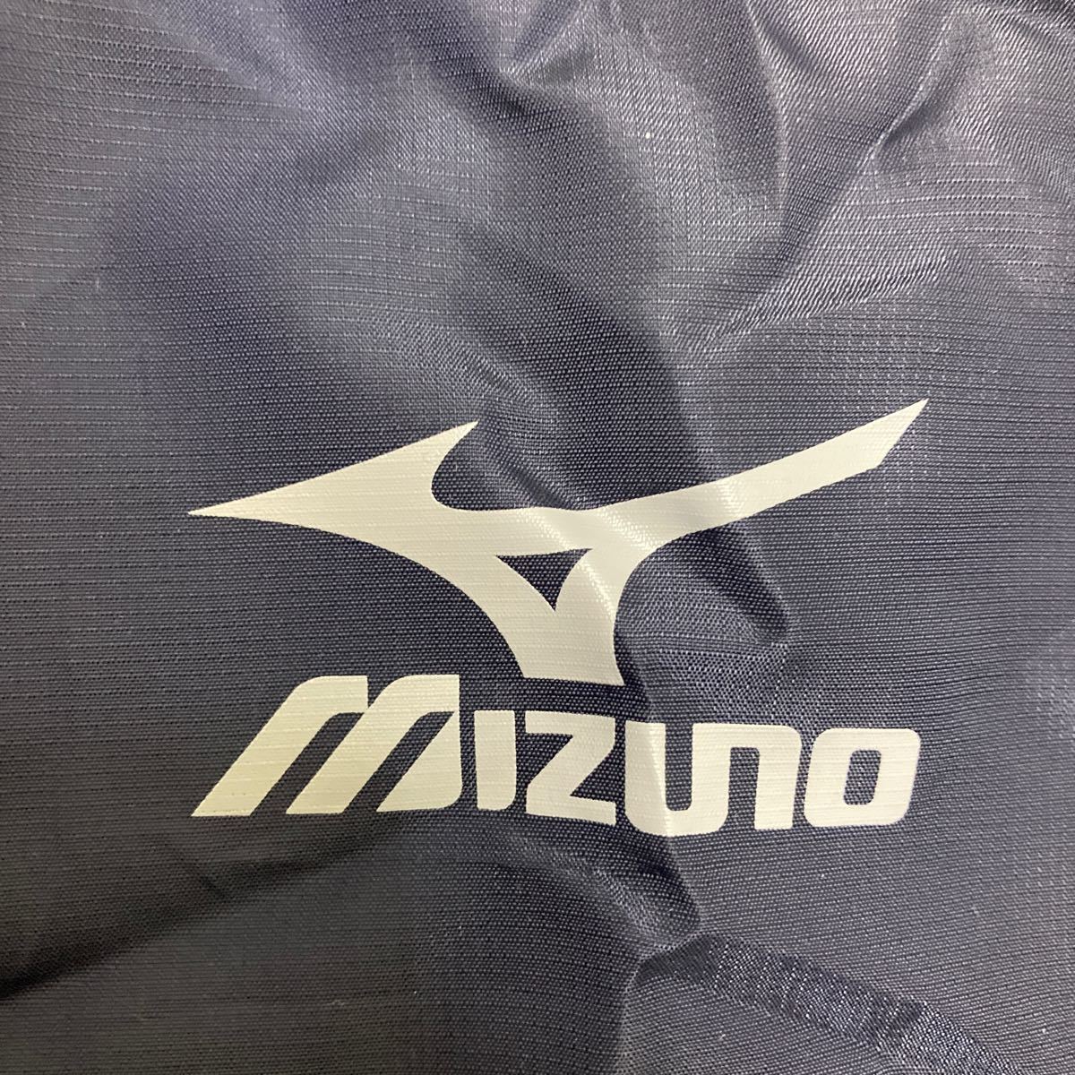 304 美品 MIZUNO ミズノ 半袖 ウィンドシャツ サイズXO ピステ 野球 バレー トレーニング ウォームアップ ネイビー スポーツ 40302M_画像4