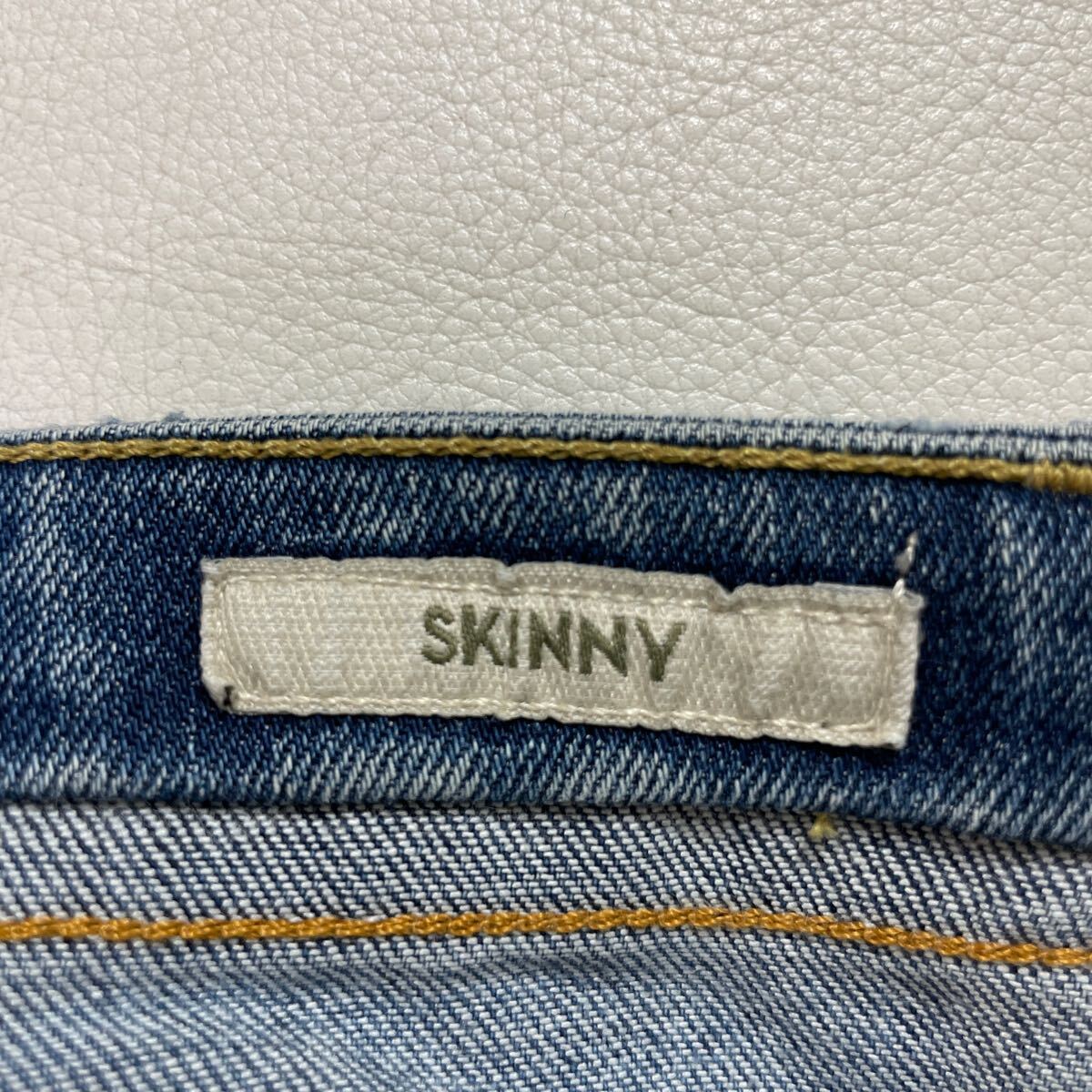 294 Timberland ティンバーランド ウォッシュ加工 ストレッチ スキニー デニム パンツ サイズ34 SKINNY ジーンズ メンズ アメカジ 40314R_画像6