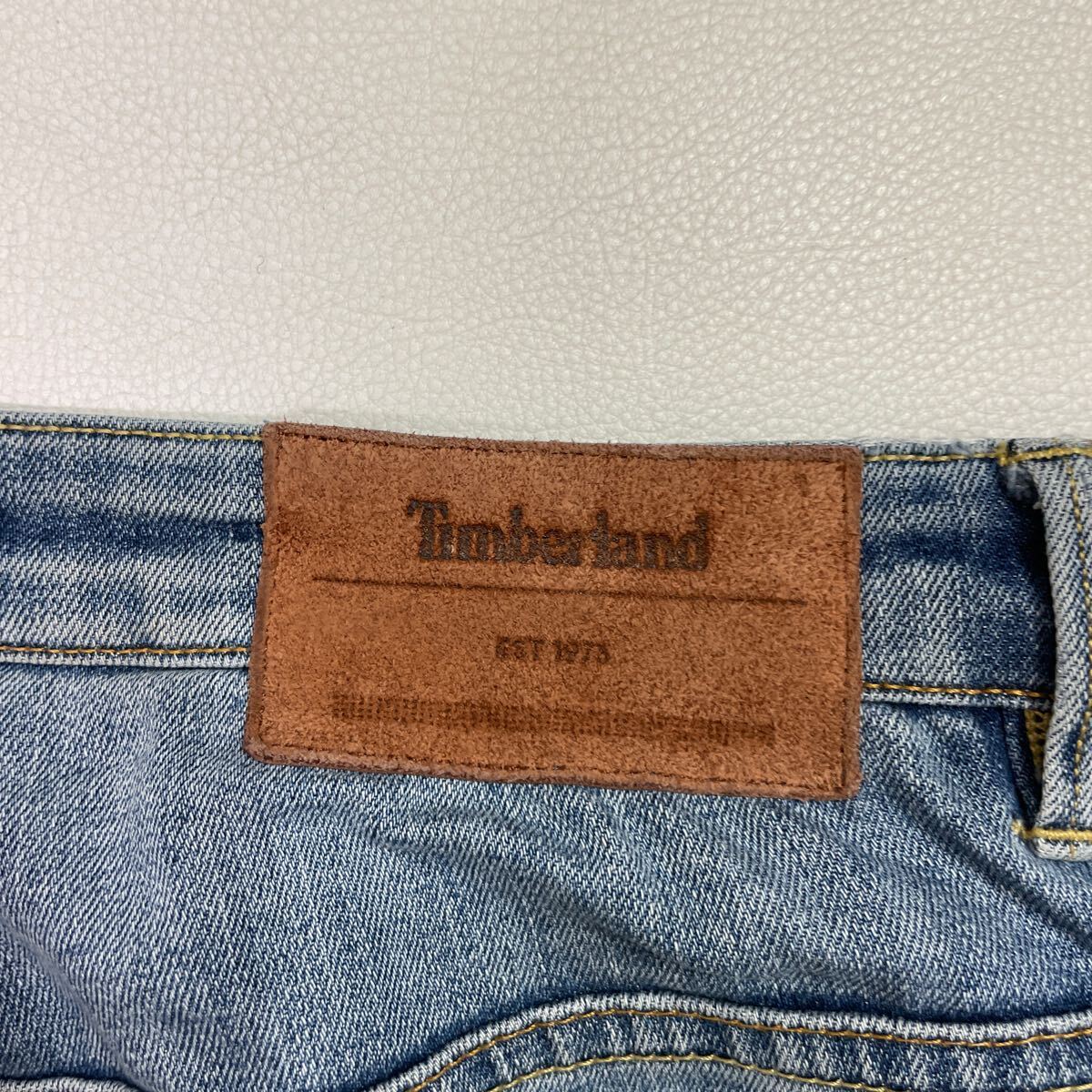 294 Timberland ティンバーランド ウォッシュ加工 ストレッチ スキニー デニム パンツ サイズ34 SKINNY ジーンズ メンズ アメカジ 40314R_画像4