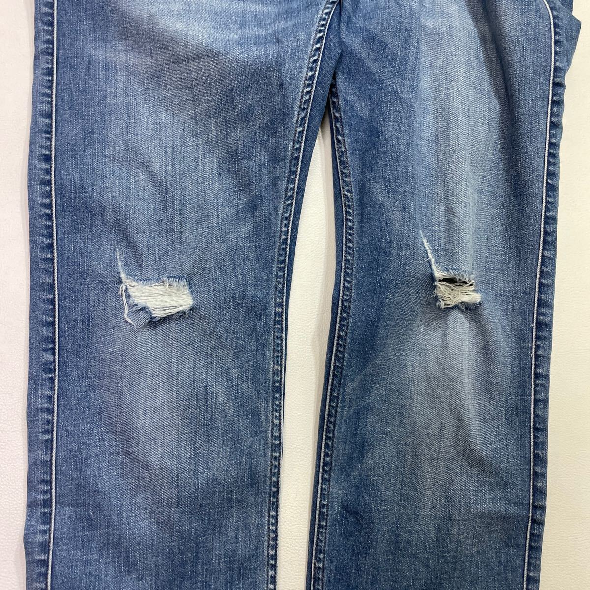 294 Timberland ティンバーランド ダメージ加工 ストレッチ スキニー デニムパンツ W34 L32 SKINNY クラッシュ ジーンズ アメカジ 40314T