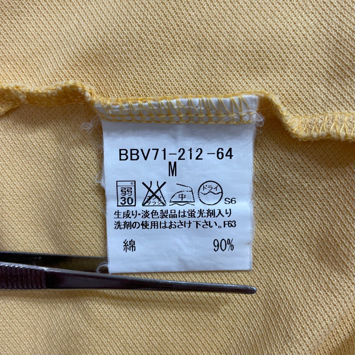 58 BURBERRY LONDON バーバリー ロンドン 半袖 ポロシャツ ノバチェック サイズM ホースロゴ刺繍 ストレッチ 日本製 40326Y_画像7