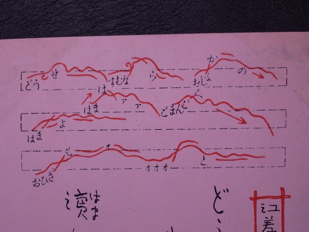 江差追分(その二) 絵葉書〔A-102〕 / 戦前 写真 歴史資料 絵はがき ポストカード 北海道 民謡 無形指定文化財_画像2