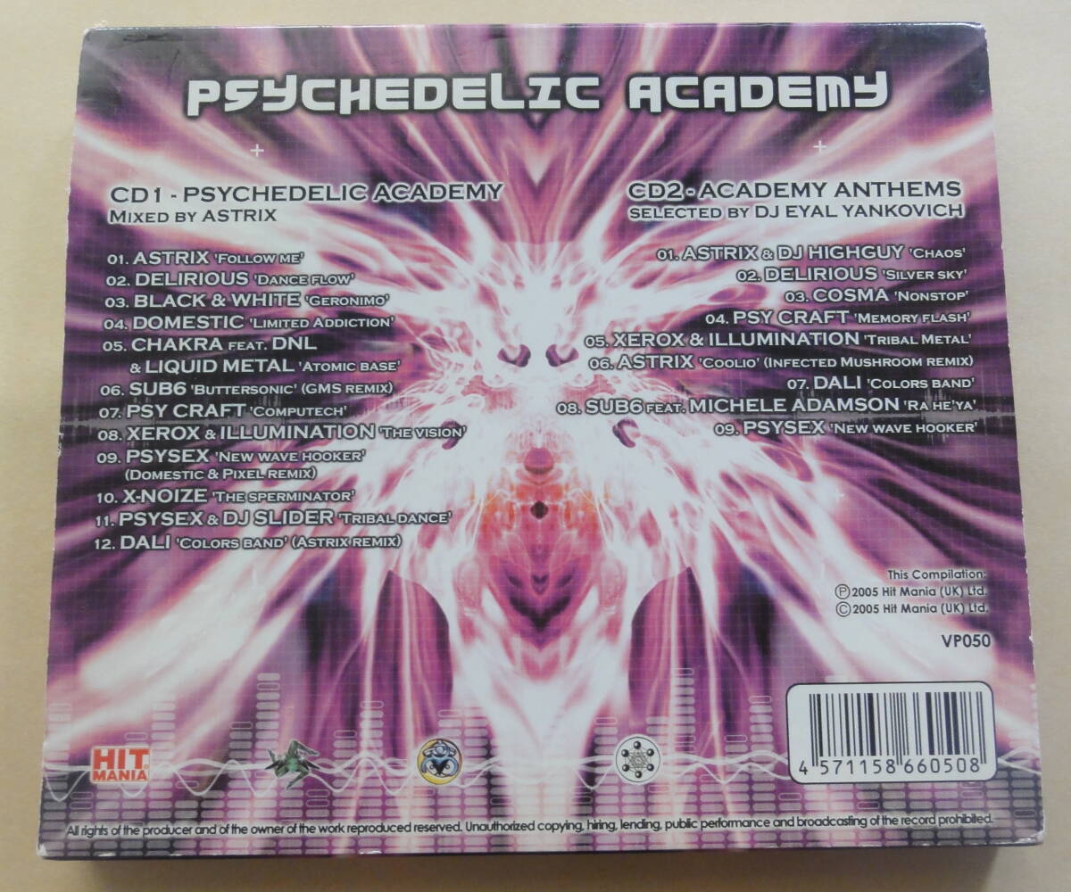 PSYCHEDELIC ACADEMY / MIXED BY ASTRIX 2枚組CD PSY-TRANCE ゴアサイケトランス_画像2
