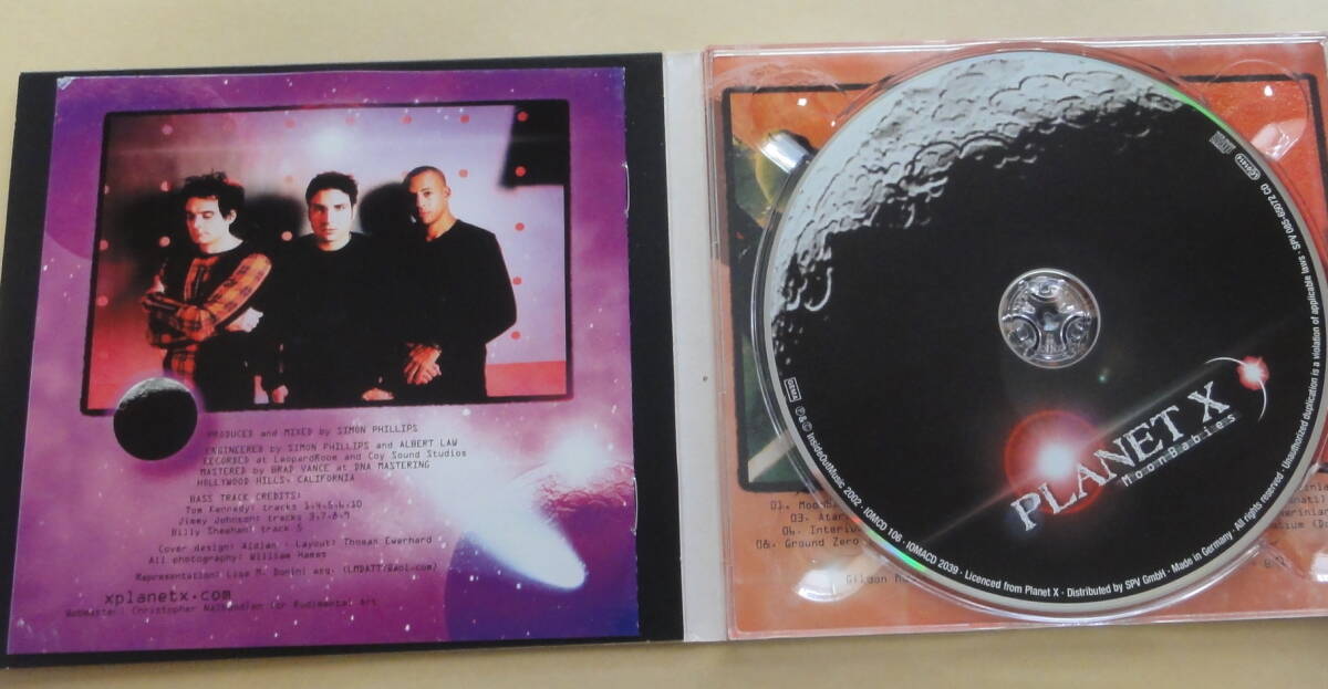 Planet X / MoonBabies CD Derek Sherinian Tony MacAlpine Progressive rock Fusion _画像3