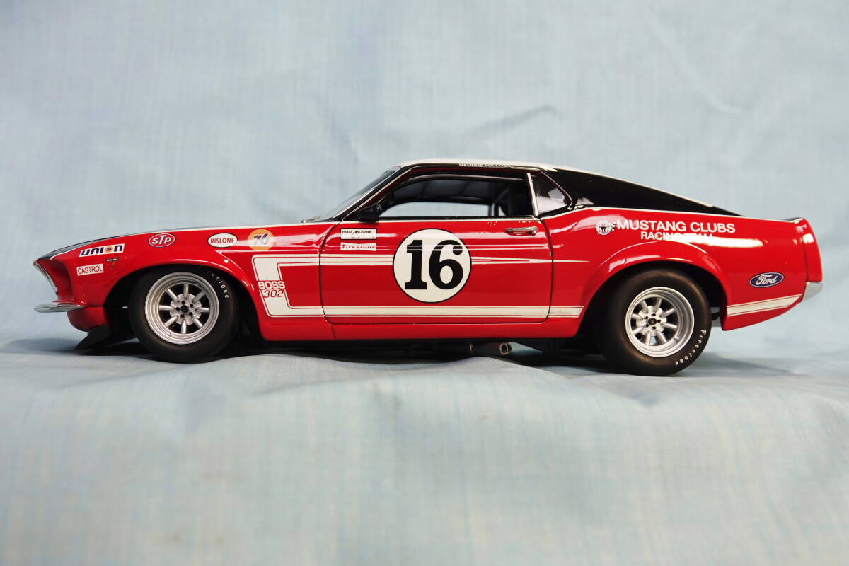 1/18 GMP/Welly 1969 Ford Trans-Am Mustang BOSS 302 GEORGE.FOLLMER #16_画像1